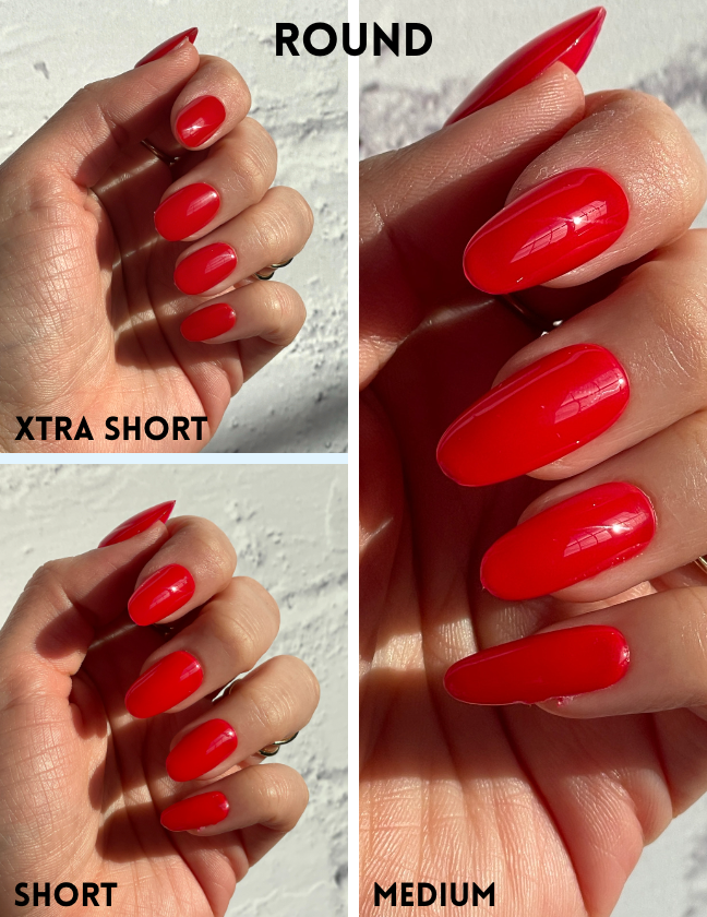 Amazon.com: IMSOHOT 24Pcs French Tip Press on Nails Short Square Red Fake  Nails Squoval Glossy Glue on Nails Full Cover Acrylic Nails : Industrial &  Scientific